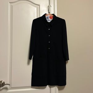 Long sleeved, button down Theory dress